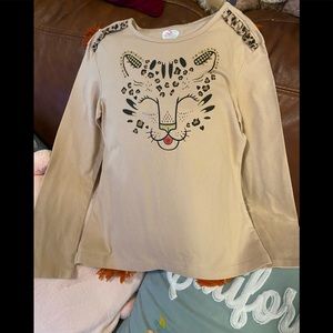 Cute little Sparkle Leopard Kitty T shirt